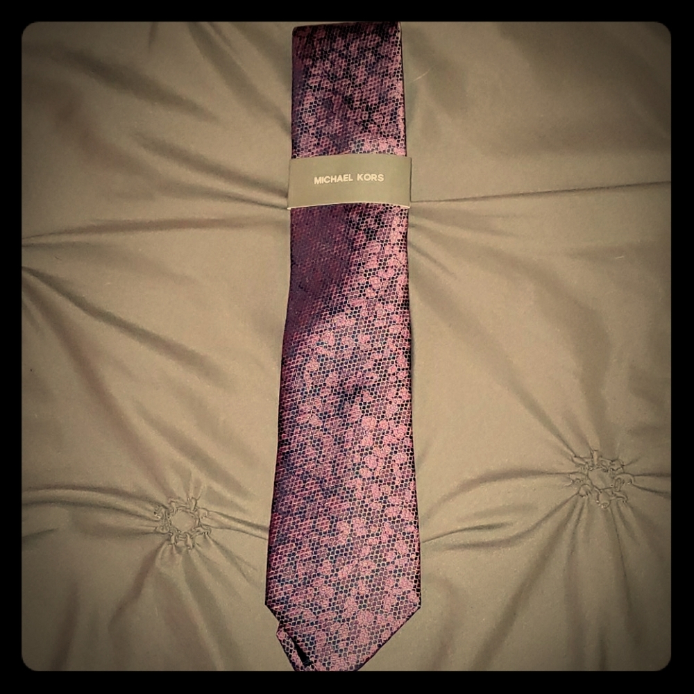 NWT Michael Kors Purple Tie